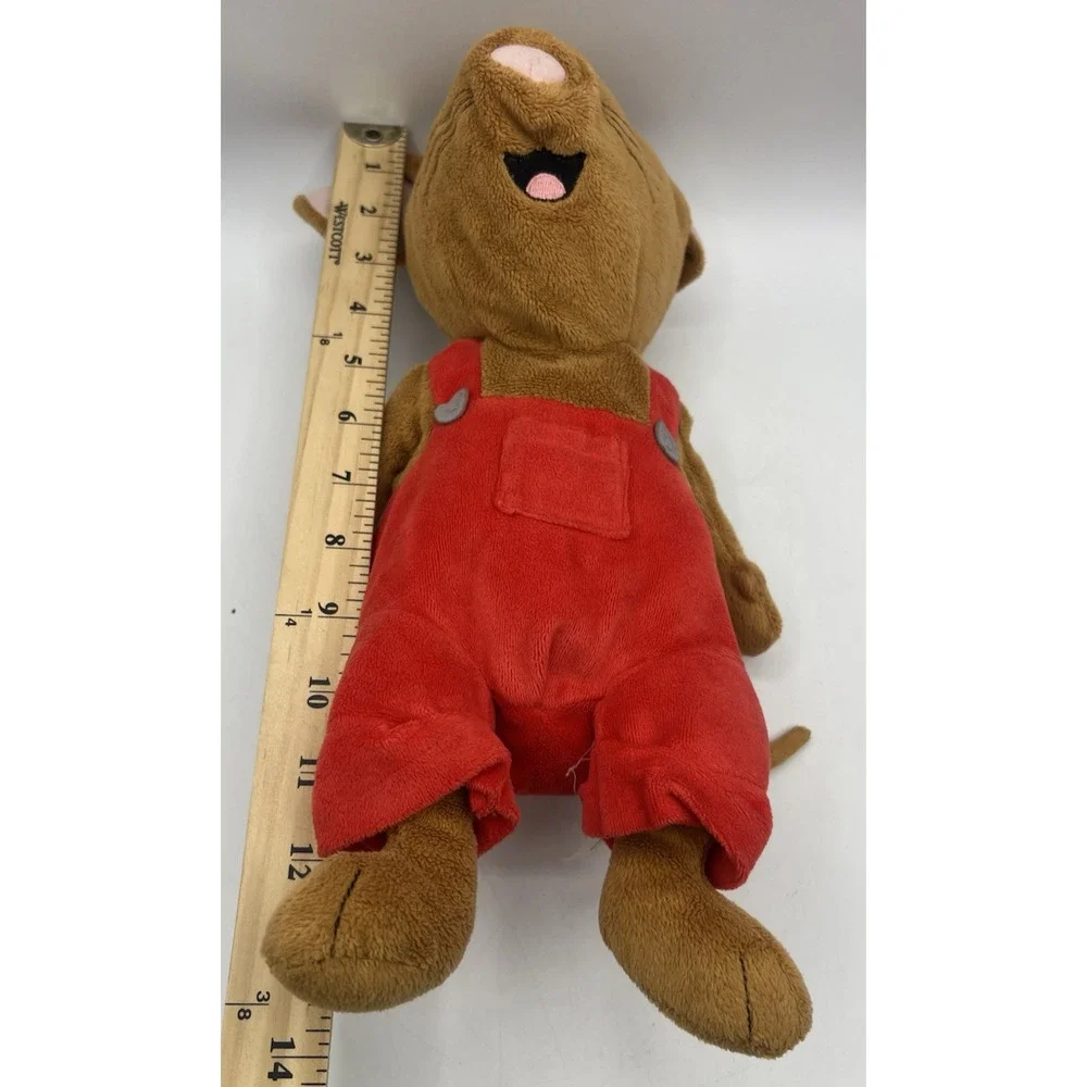 Kohl's Cares If You Give A Mouse A Cookie Plush Stuffed Animal Mouse Red Overall